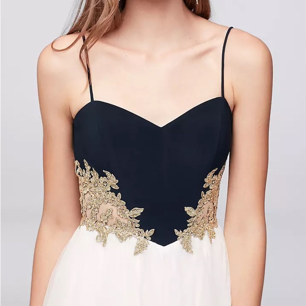 Blondie Black and Gold Dress Prom